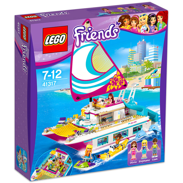 LEGO Friends Croaziera Insorita Pe Catamaran 41317