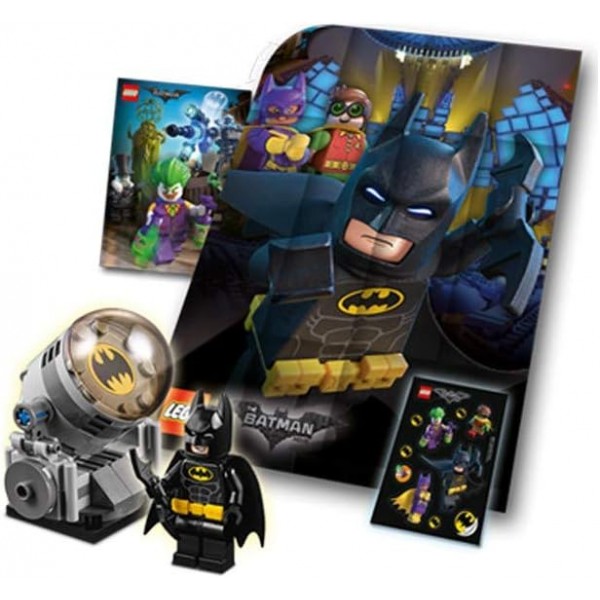 LEGO  Batman Movie - Bat Signal Accessory Pack with Minifigure, Sticker Sheet and Movie Poster 5004930