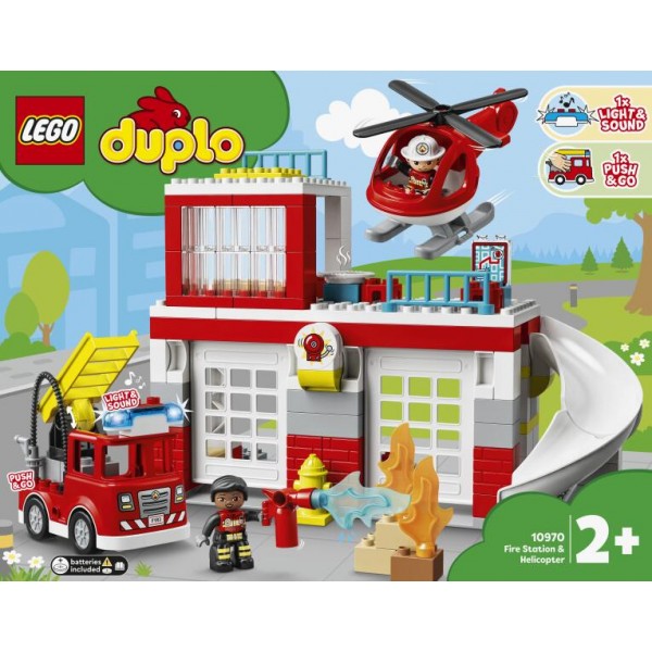 LEGO DUPLO - Fire Station & Helicopter (10970)