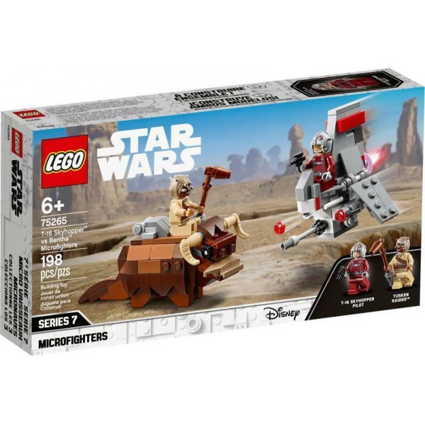 LEGO Star Wars   T16 Skyhopper vs Bantha Microfighters 75265